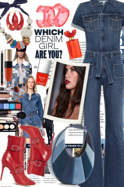 Denim Girl- Combinazione di moda