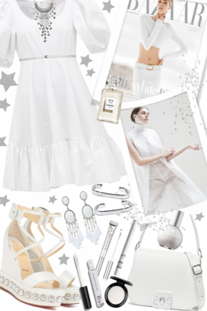 All White.- Combinazione di moda