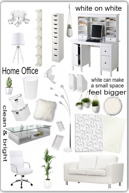 Modern Living: Home Office (white)- Combinazione di moda