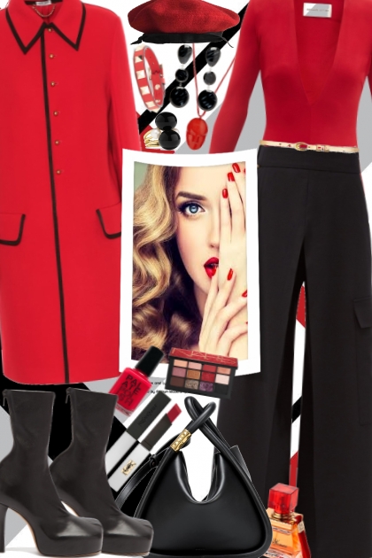 Red & Black- Модное сочетание