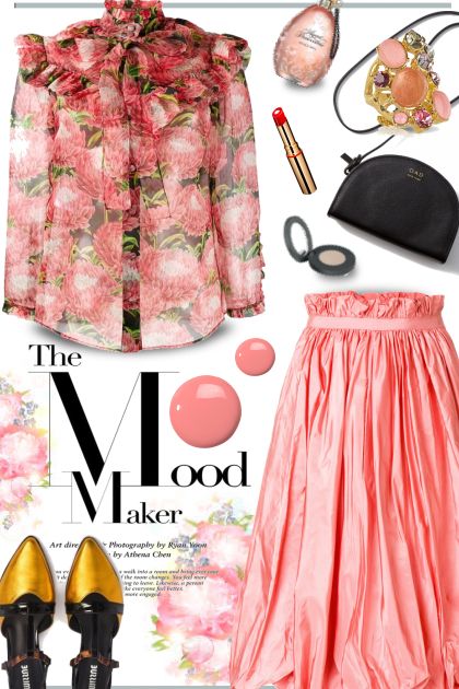 rosey mood- combinação de moda