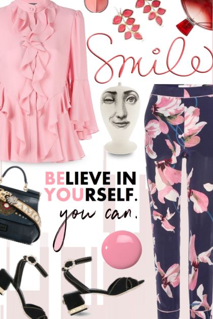 I believe in a smile- Модное сочетание