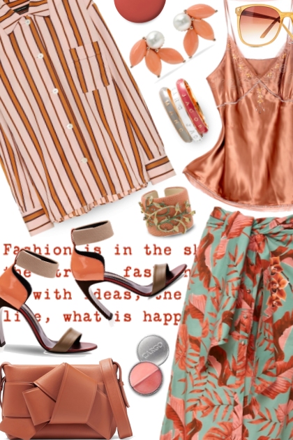 shades of copper- Combinazione di moda