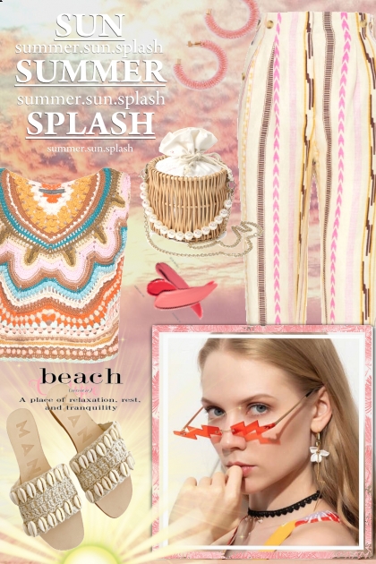 summer splash- Fashion set