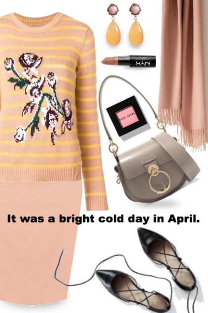 April can be chilly- Combinaciónde moda