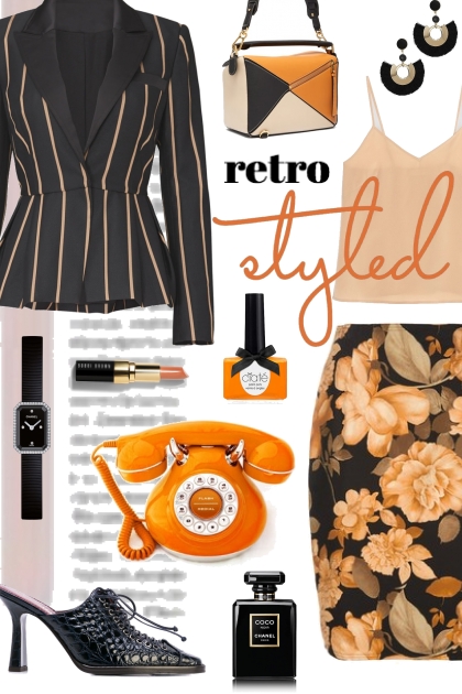 retro styled- Combinazione di moda