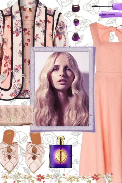soft coral and amethyst