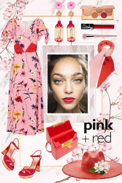 Whats pink and red and stylish all over?
