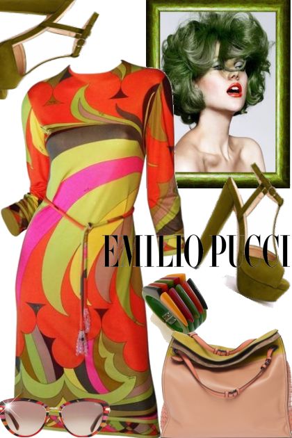 Emilio Pucci dress- Modna kombinacija
