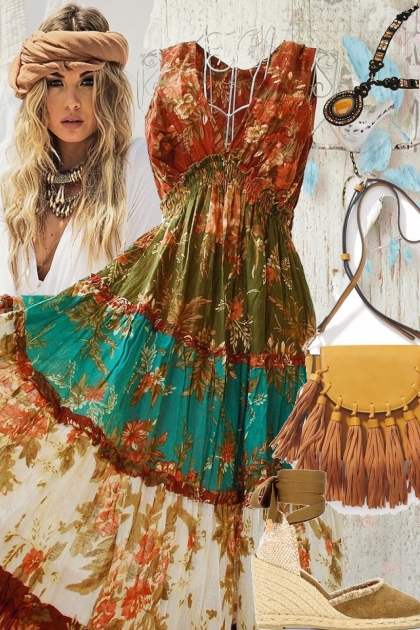 Beautiful Boho Dress- Modekombination