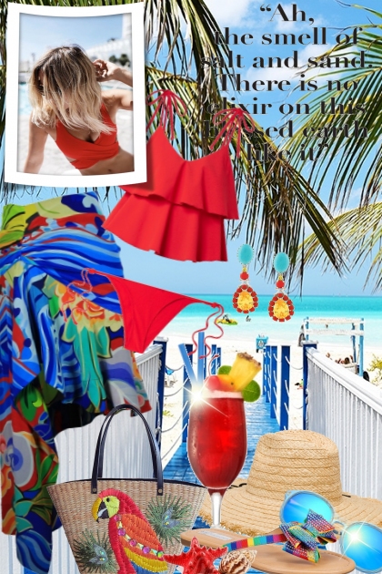 I can't stop making beach sets- Combinaciónde moda