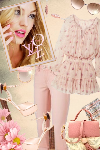 Pink- combinação de moda