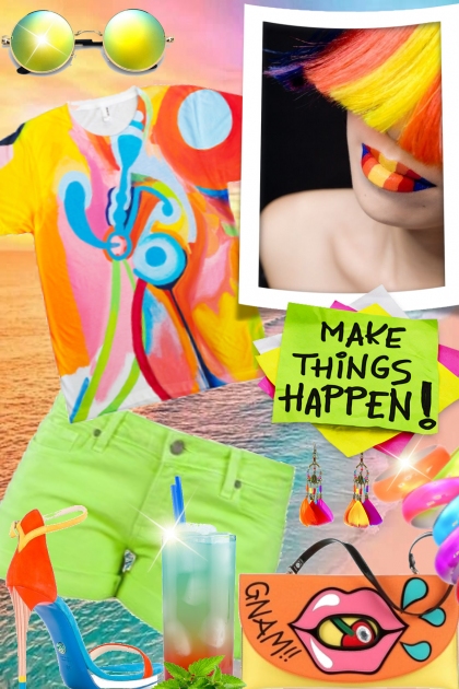 Make things happen- combinação de moda
