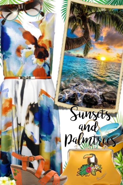 Sunsets and Palm Trees- Модное сочетание