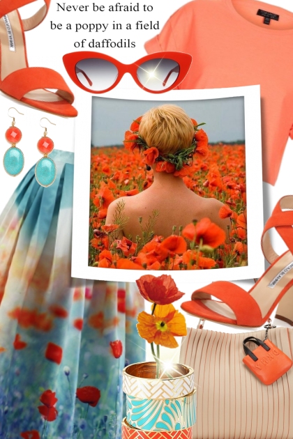Be a Poppy- combinação de moda
