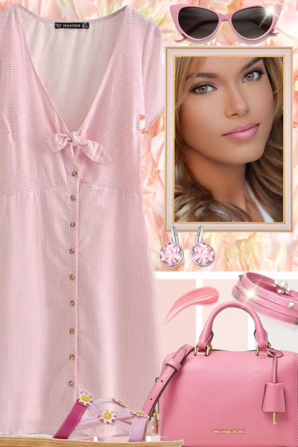 I like pink- Combinazione di moda