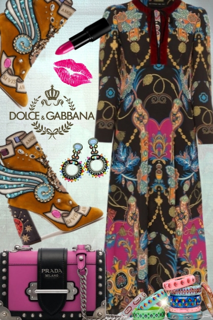 Dolce & Gabbana boots- Fashion set