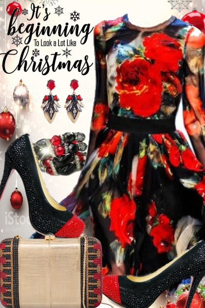 It's beginning to look a lot like Christmas- combinação de moda