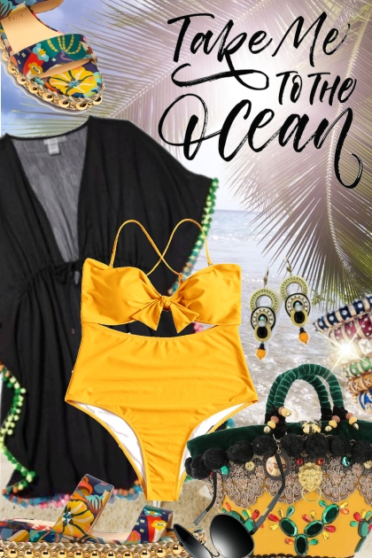 Take me to the ocean- combinação de moda