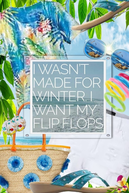 I want my flip flops- Fashion set