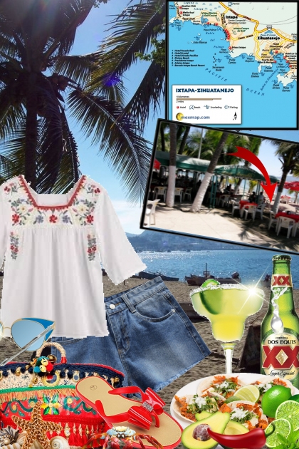 Zihuatanejo - My Happy Place- Combinazione di moda