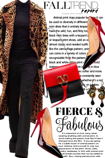 Fall Trend: Fierce & Fabulous- Combinaciónde moda