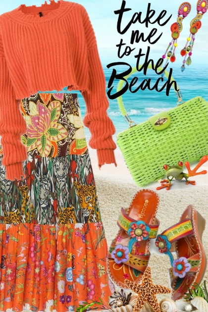 Take me to the beach . . .now!- Модное сочетание