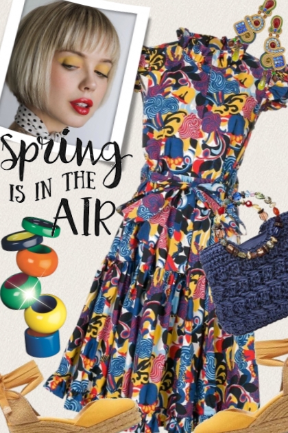 Spring is in the air- combinação de moda