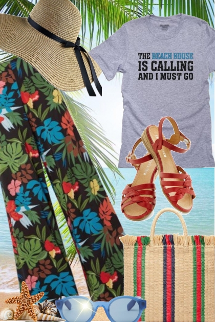 The beach is calling and I must go- Fashion set