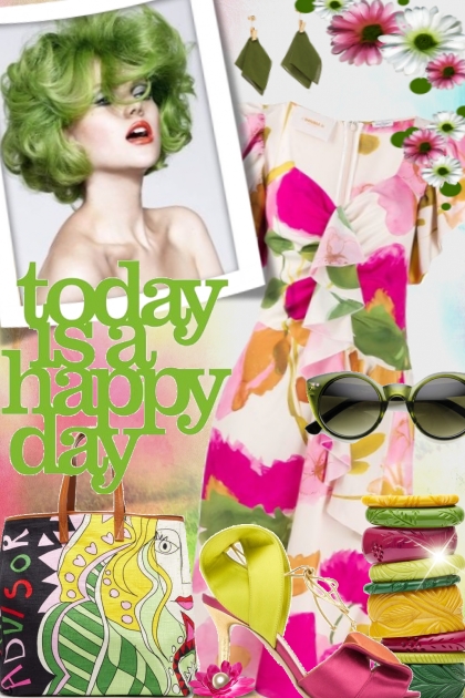 Today is a happy day- combinação de moda