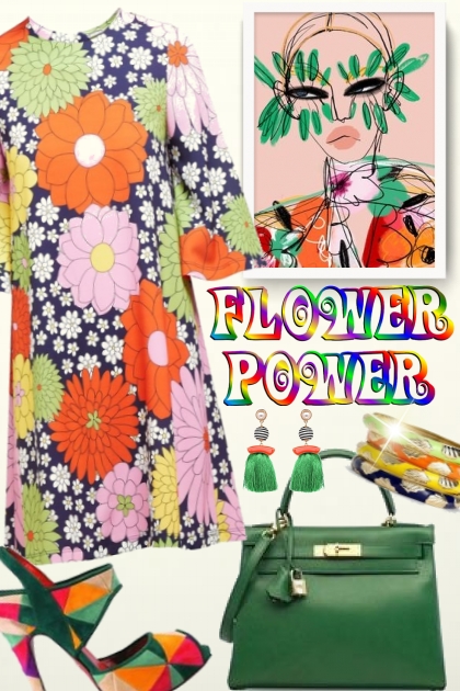 Flower Power- Combinaciónde moda