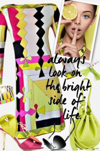 Always look on the bright side of life- combinação de moda