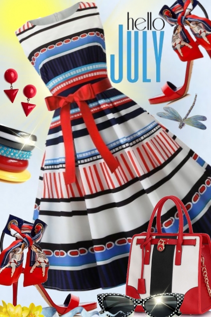 Hello July- Combinazione di moda