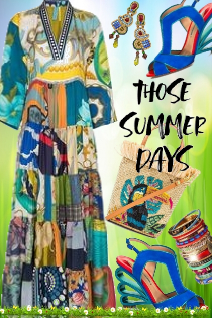 Those summer days- combinação de moda