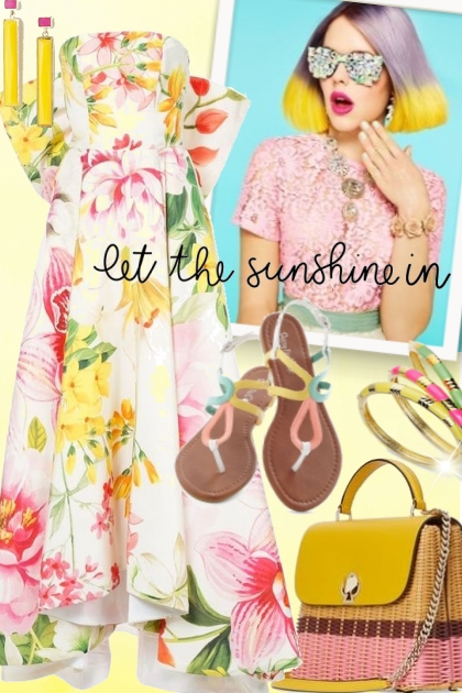 Let the sunshine in- combinação de moda