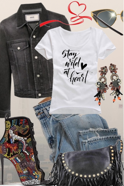 Stay Wild at Heart- Fashion set