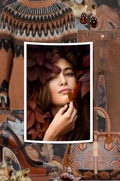 Rich browns of Autumn- Combinazione di moda