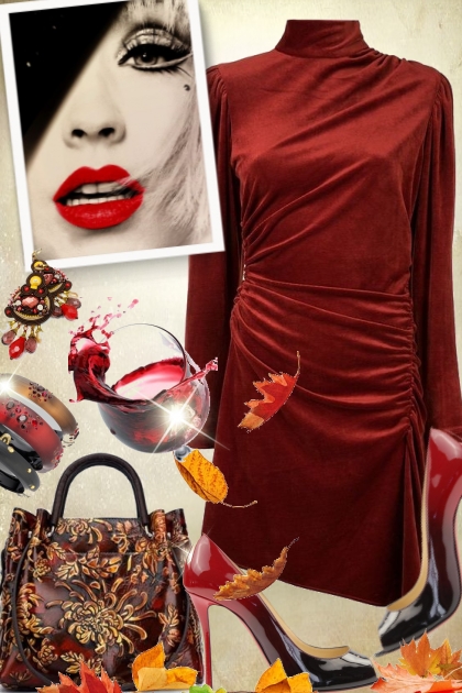 I'm looking for something in red- Combinazione di moda