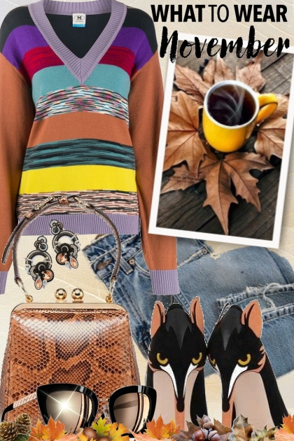 What to wear in November- combinação de moda