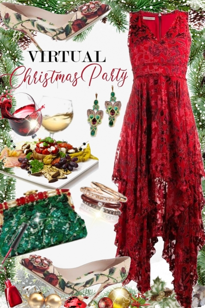 Virtual Christmas Party, act three- combinação de moda
