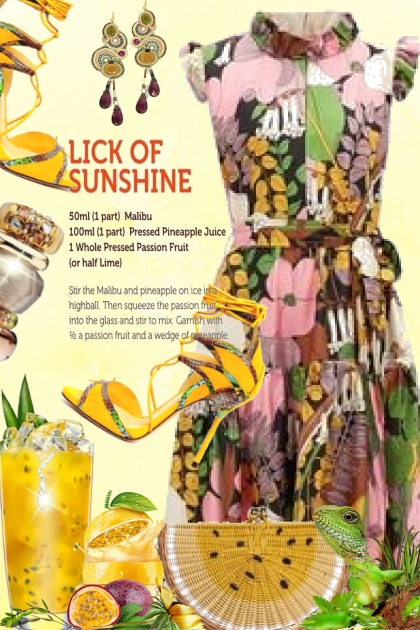 Lick of Sunshine- combinação de moda
