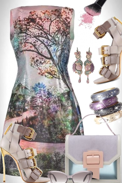 Mary Katrantzou Kardia Dress- combinação de moda