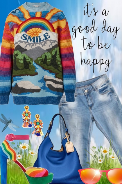 It's a good day to be happy- Combinaciónde moda
