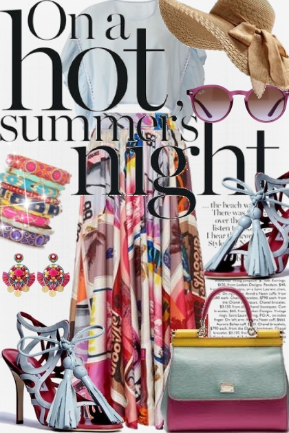 Hot Summer Night- Combinazione di moda