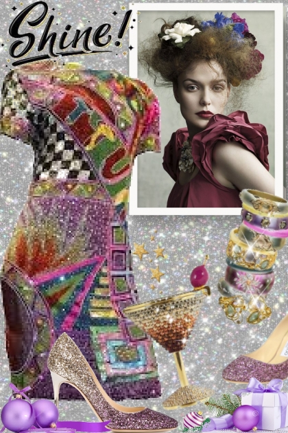 Glitter season is upon us- Combinazione di moda
