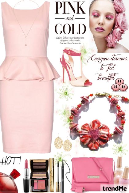 Pink-a-Licious- combinação de moda