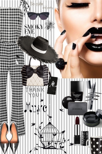Black & White- Combinazione di moda