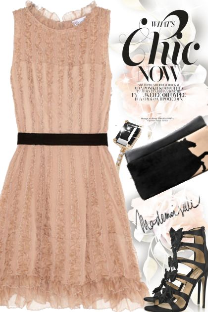 Valentino Lace Dress- Modna kombinacija