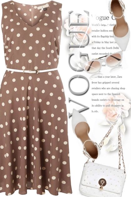 Polka Dots Dress- Combinazione di moda