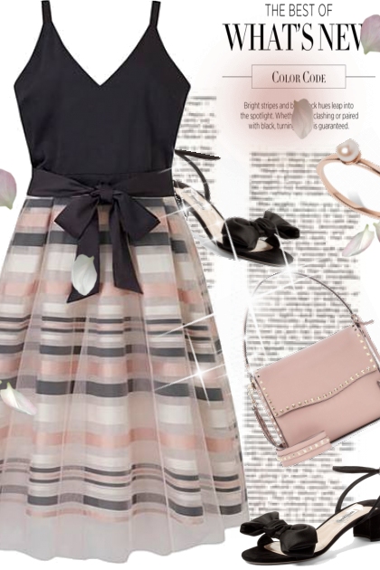 Bows and Stripes- Combinazione di moda
